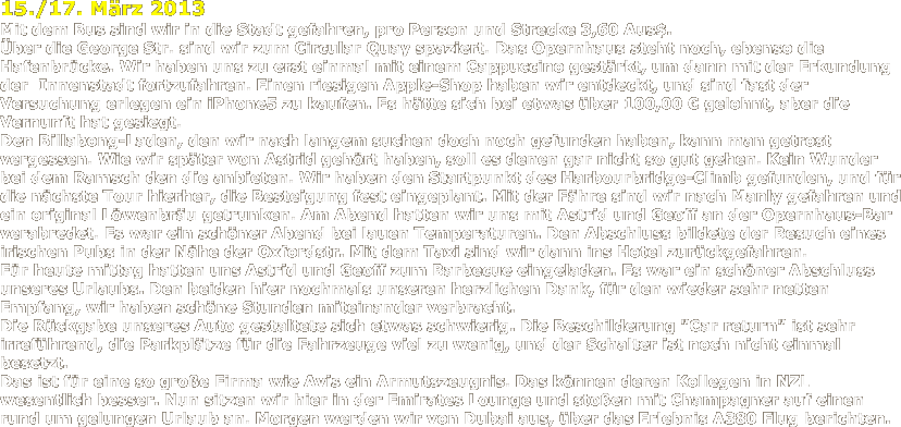 Neuseeland und Australien 2013