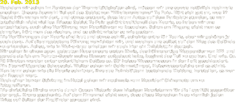Neuseeland und Australien 2013
