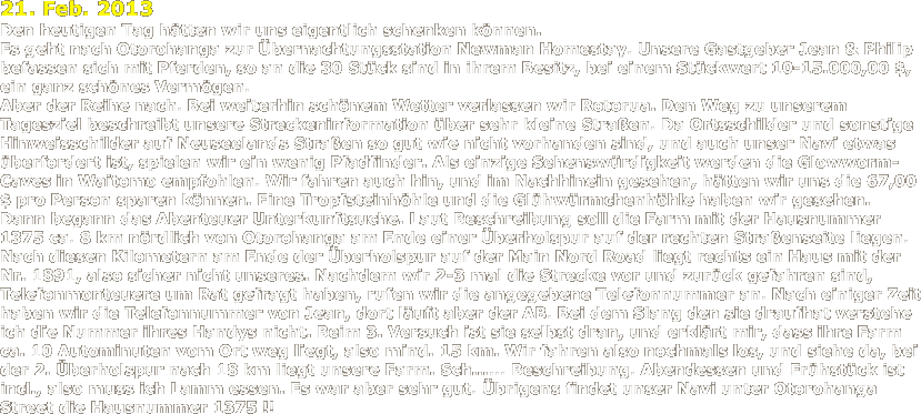 Neuseeland und Australien 2013